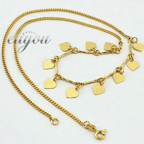 Новинка 2 мм модные ювелирные изделия для женщин и девушек 10 сердечек амулеты