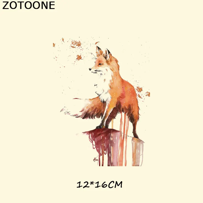 ZOTOONE милые животные нашивки модная одежда украшения патч уровень стираемые