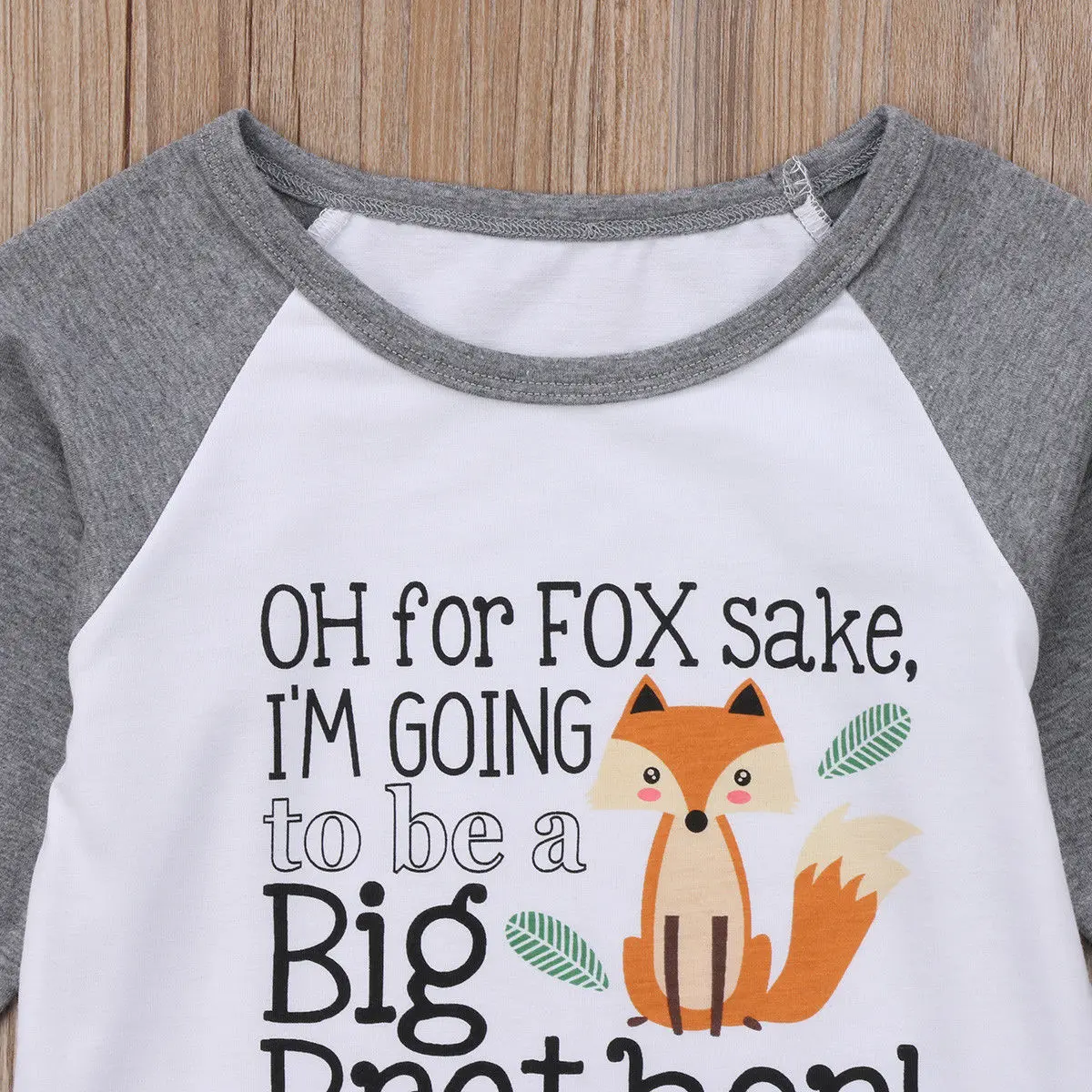 Pudcoco большой брат Графический футболки футболка с длинным рукавом От 6 месяцев до