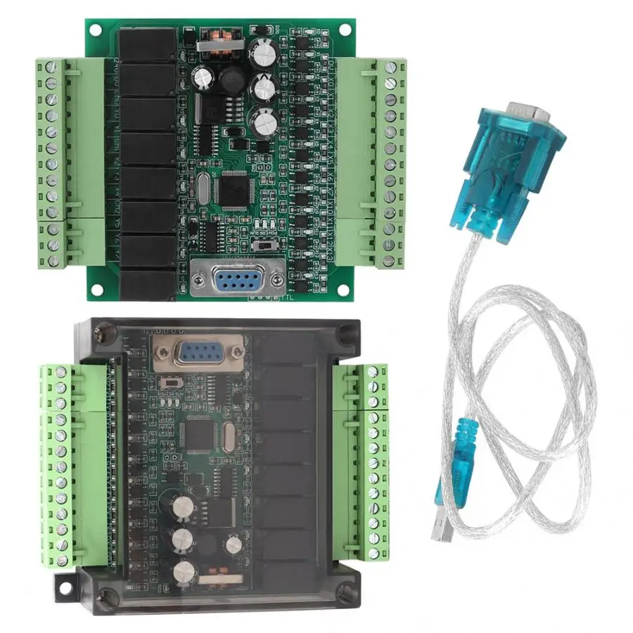 DC 22 V-28 V PLC программируемый контроллер FX1N 20MR промышленная Автоматическая плата управления логический модуль управления