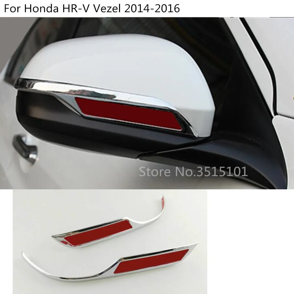 Корпус автомобиля ABS Хромированная задняя часть заднего вида боковое зеркало