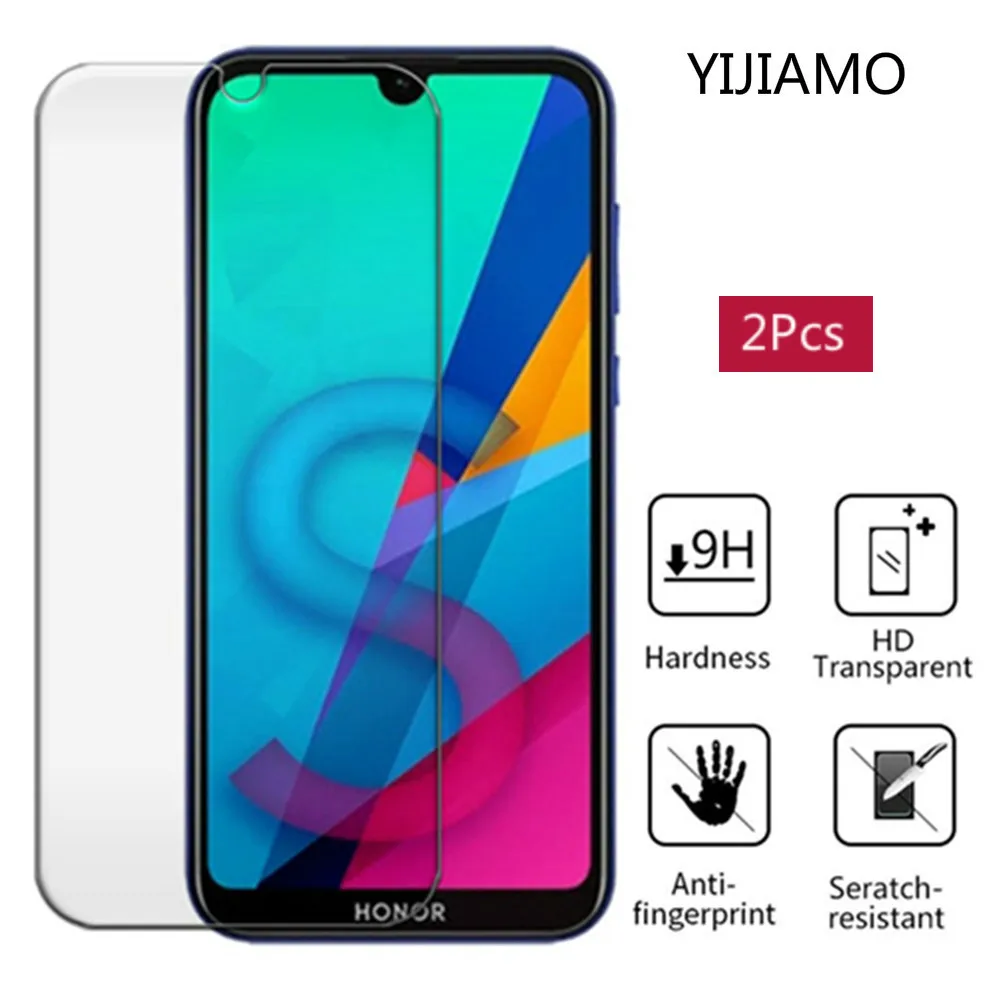Защитное стекло для Huawei Honor 8 S 2 шт. Защита экрана 8X 8C s закаленное 8s защитная пленка
