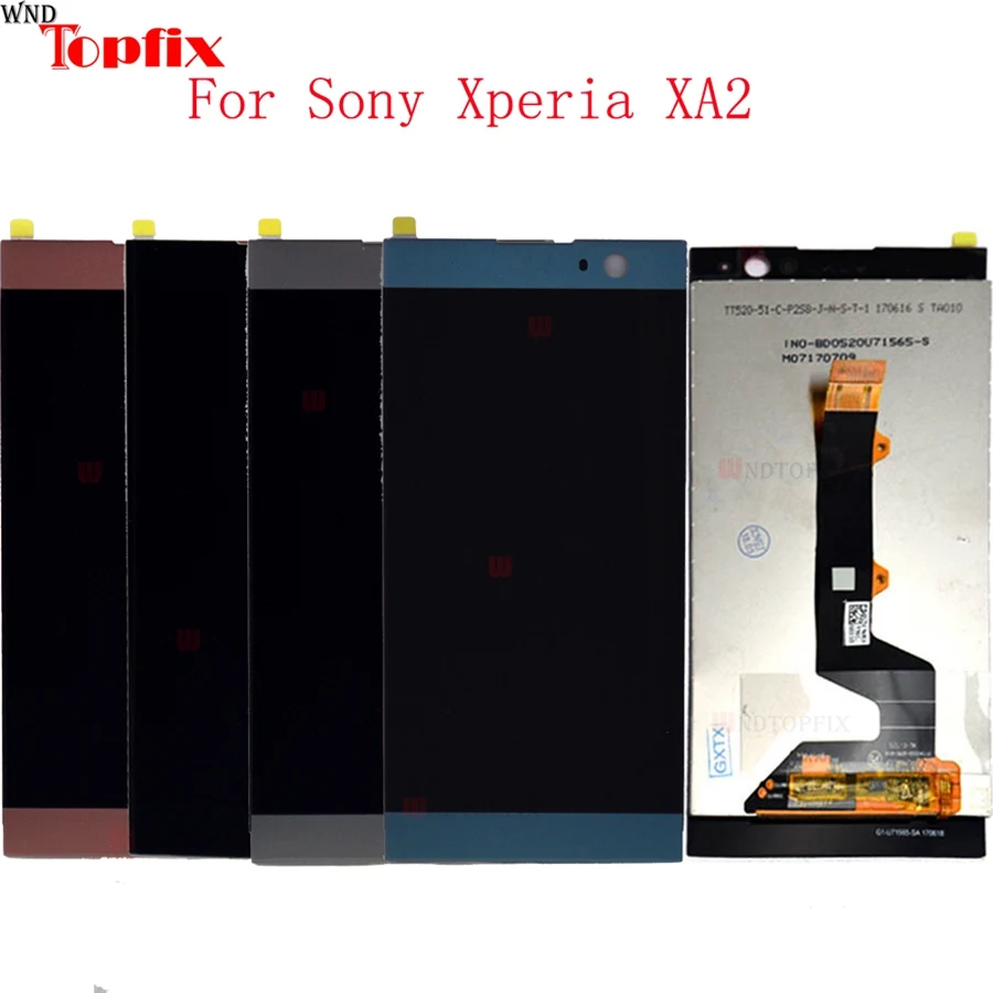 ЖК-дисплей IPS 5 2 дюйма для Sony Xperia XA2 сенсорный экран H4133 H4131 H4132 дигитайзер в сборе
