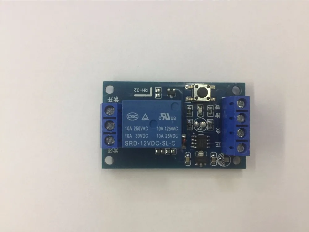 Релейный модуль с одной кнопкой 12 В модифицированный Автомобильный Запуск и