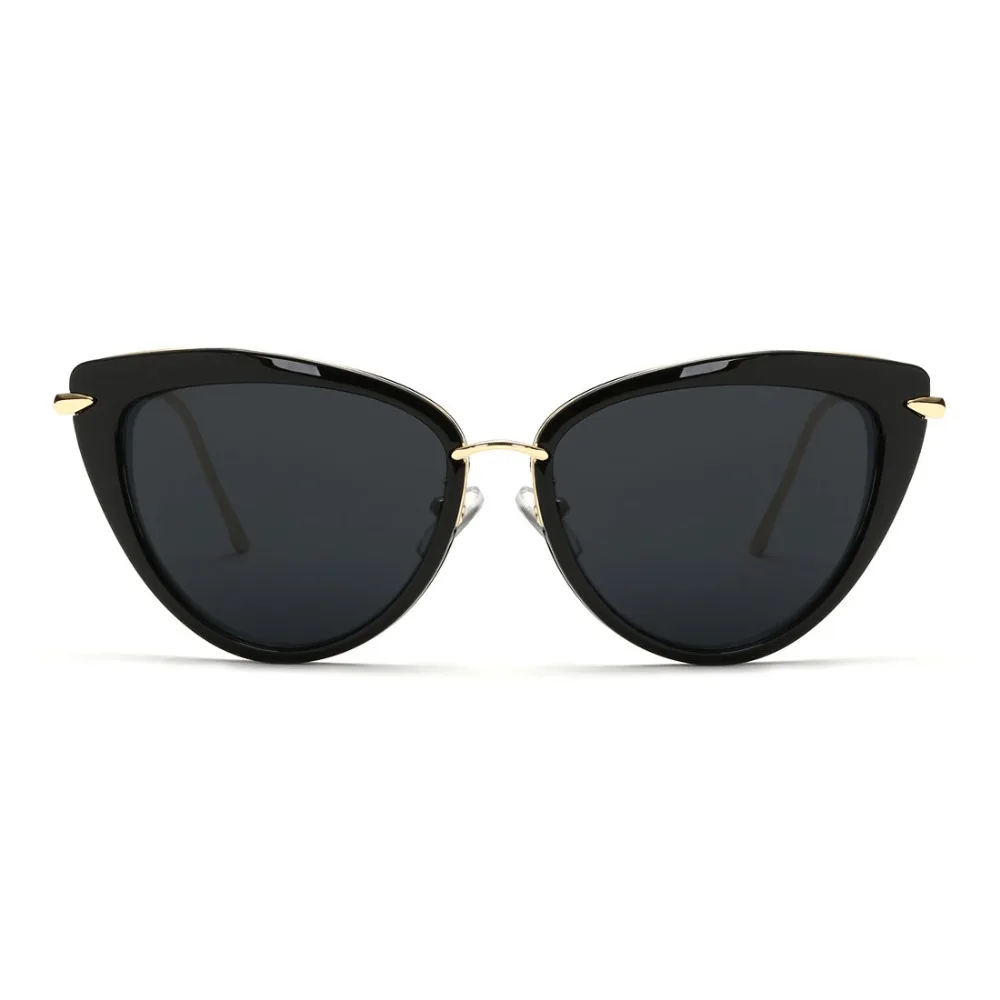 Женские солнцезащитные очки AEVOGUE в металлической оправе цвет ассортименте|sol