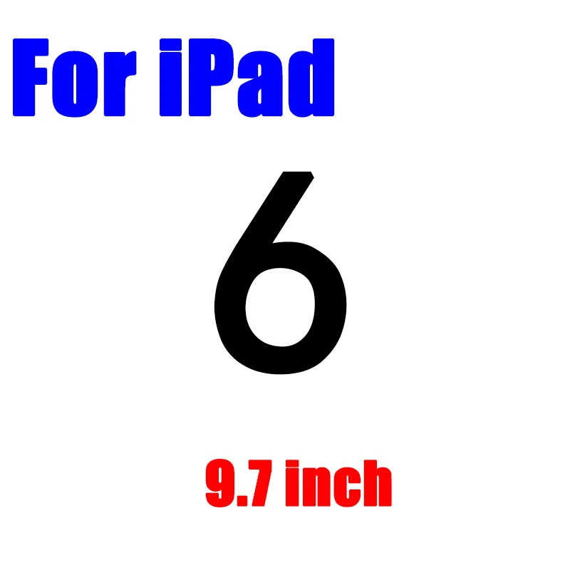 Защита экрана для Apple ipad 2 3 4 ipad 2 ipad 3 ipad 4 ipad 5 ipad 6 планшет закаленное стекло для ipad mini 4 защитная пленка - Цвет: For iPad 6