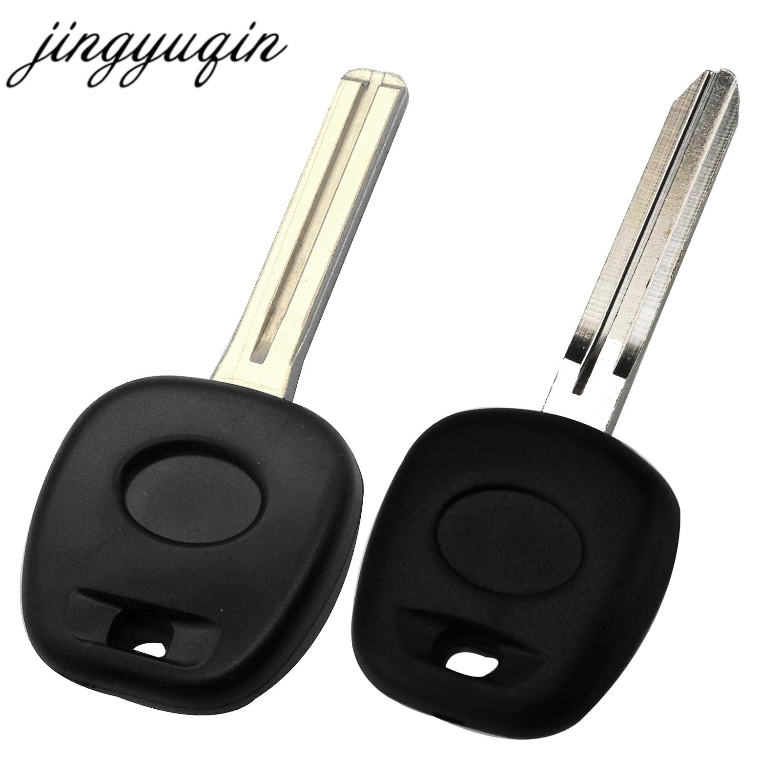 Jingyuqin 10 шт. TOY43/TOY48 неразрезанное лезвие ключа автомобиля транспондер ключ оболочки для Toyota без чипа Fob чехол Замена