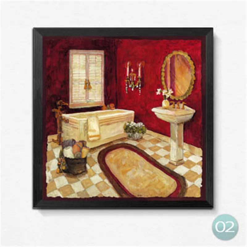 Настенная картина для ванной комнаты и душевой настенный плакат Картина на