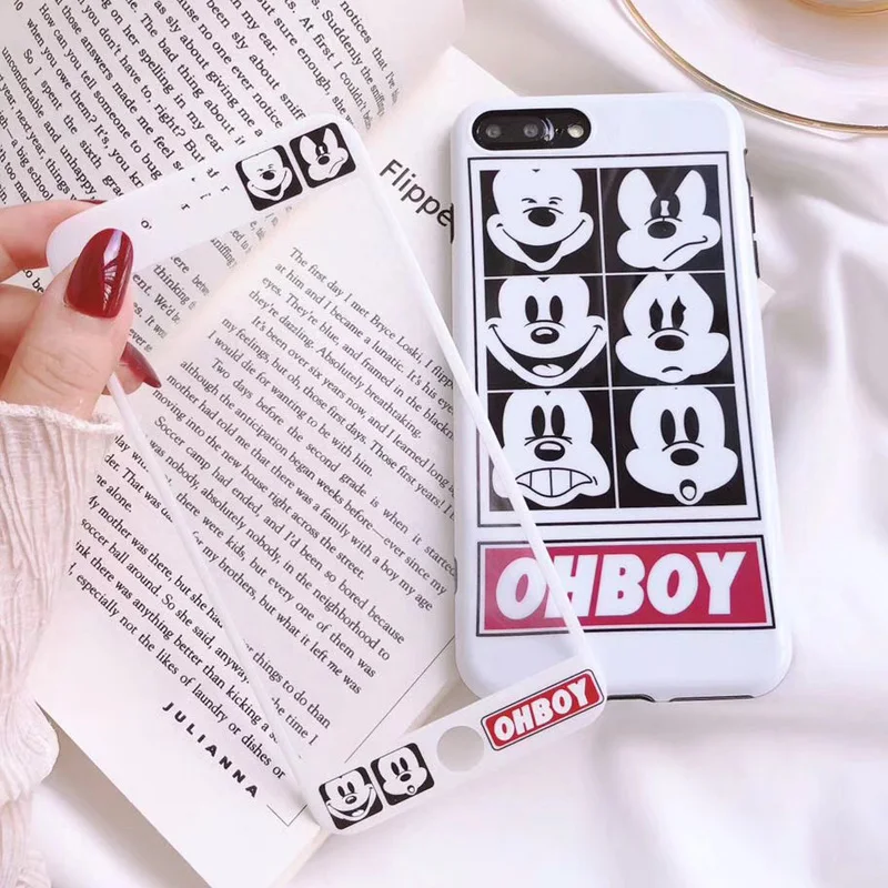 Мягкий чехол для iPhone X с милым Дональдом + пленка экрана из закаленного стекла и