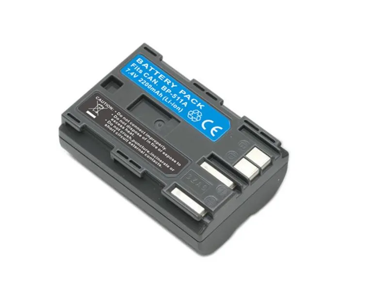 BP 511 Батарея 511A BP511 BP511A для Canon G6 G5 G3 G2 G1 EOS 300D 50D 40D 30D 20D 5D MV300i цифровой Камера 7 4 V литий
