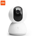 Оригинальная умная камера Xiaomi Mijia с подставкой, 1080P HD, 360 градусов, веб-камера ночного видения, IP-камера, видеокамера для умного дома