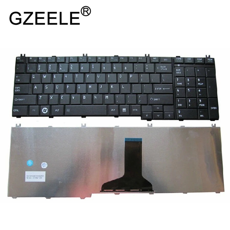 Фото Английская клавиатура GZEELE для Toshiba Satellite L670 L670D L675 L675D C660 C660D C655 L655 L655D C650 C650D L650 C670 L750 L750D №5