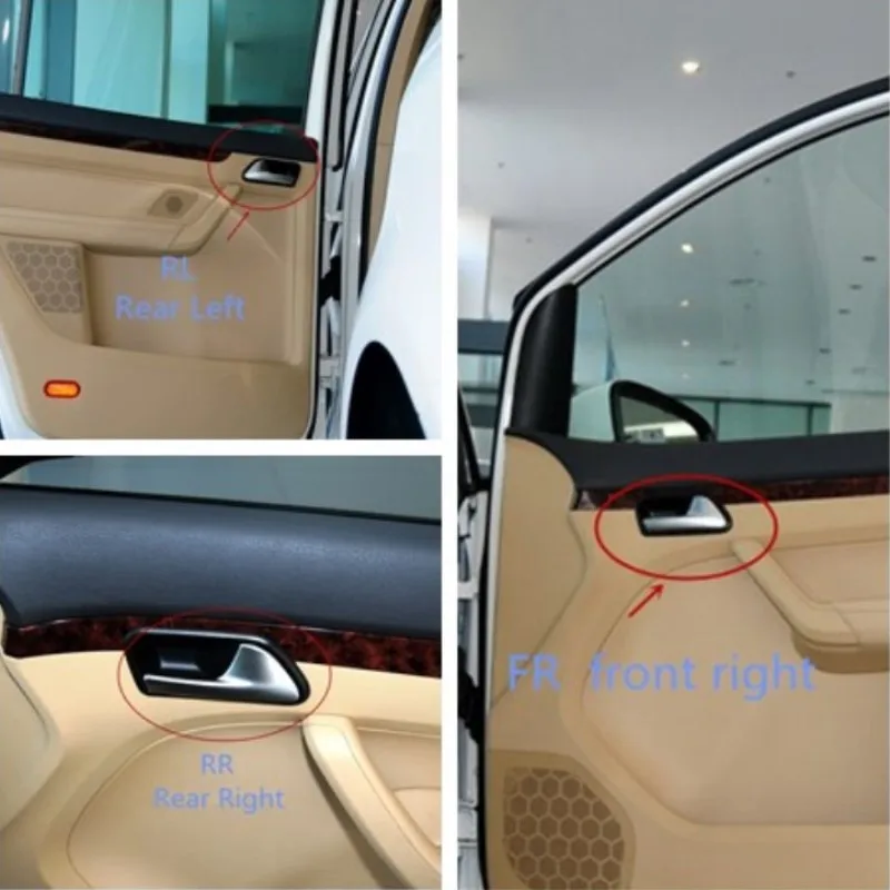 Soarhorse для VW Touran Caddy автомобиля хромированная внутренняя дверная ручка