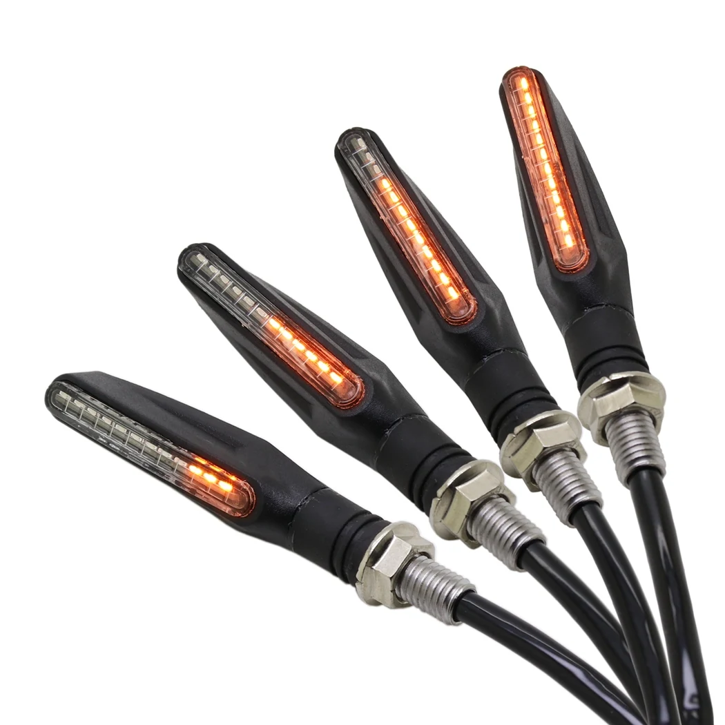 2 шт. мотоцикл 12led streamer указатель поворота светильник ing LED мини индикатор Runner