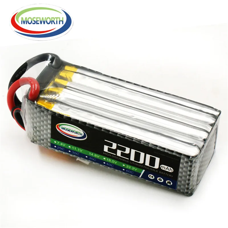 Графеновый 6S RC LiPo аккумулятор 22 2 в 2200 мАч 60C для радиоуправляемых самолетов