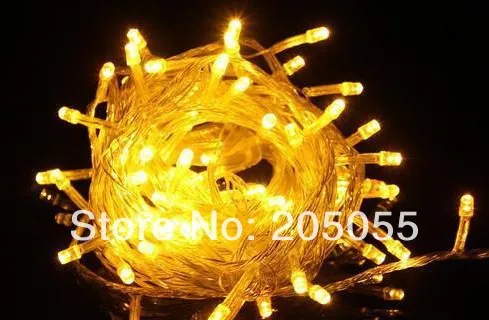 220 В ЕС гирлянды светильник 200LED 20 м на Рождество свадьбу и вечерние Декор 64ft