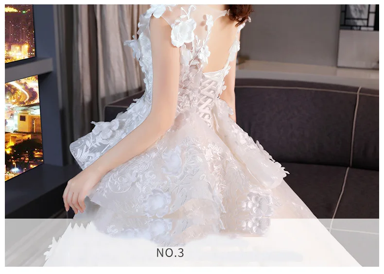 Красивые милые свадебные платья для девочек Vestido De Noiva на шнуровке 2018 с