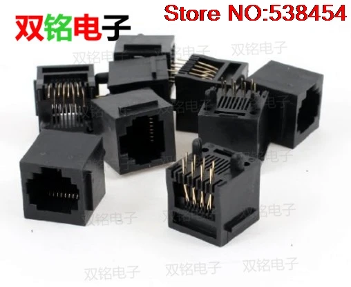 10 шт. 5222 8P8C RJ45 Сетевая розетка с ушами 180 градусов кристаллами|socket network|socket rj45socket head