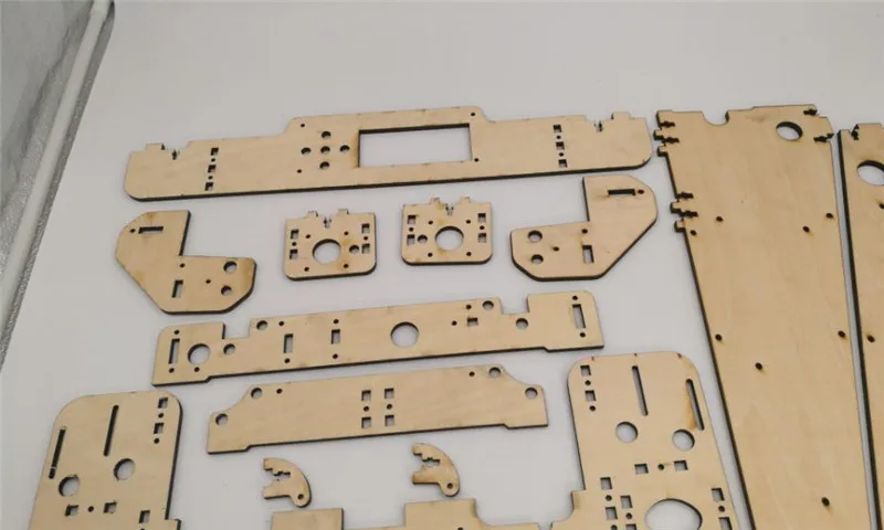 DIY Anet A8/Hesine M505/Tronxy 3d принтер клон Рамка комплект лазерная резка 6 мм фанерная пластина