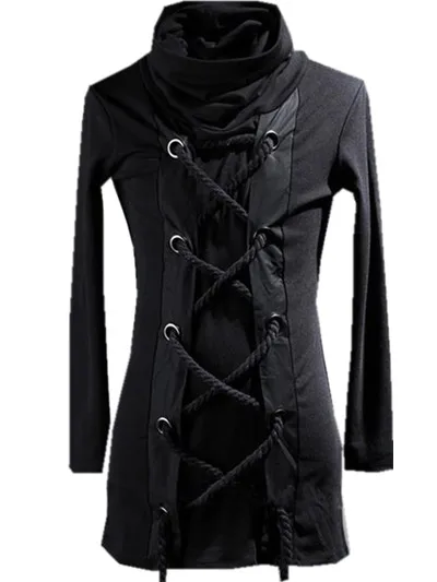The new high-end atmospheric rock costumes singer clothing personality characteristics tether clothes |