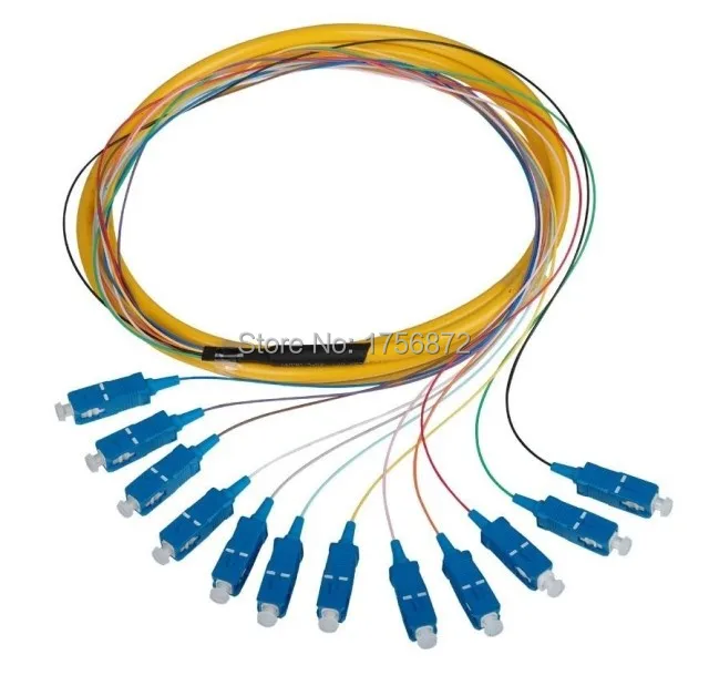 

12 Core SC 1.5M Single Pigtail Fiber Optic Pigtail