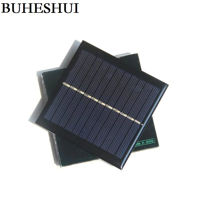 

BUHESHUI 5.5V 180mA 1W Solar Cell DIY Solar Panels Small Power For 3.7V Battery Charger Solar Led Light 20pcs/lot Free shipping