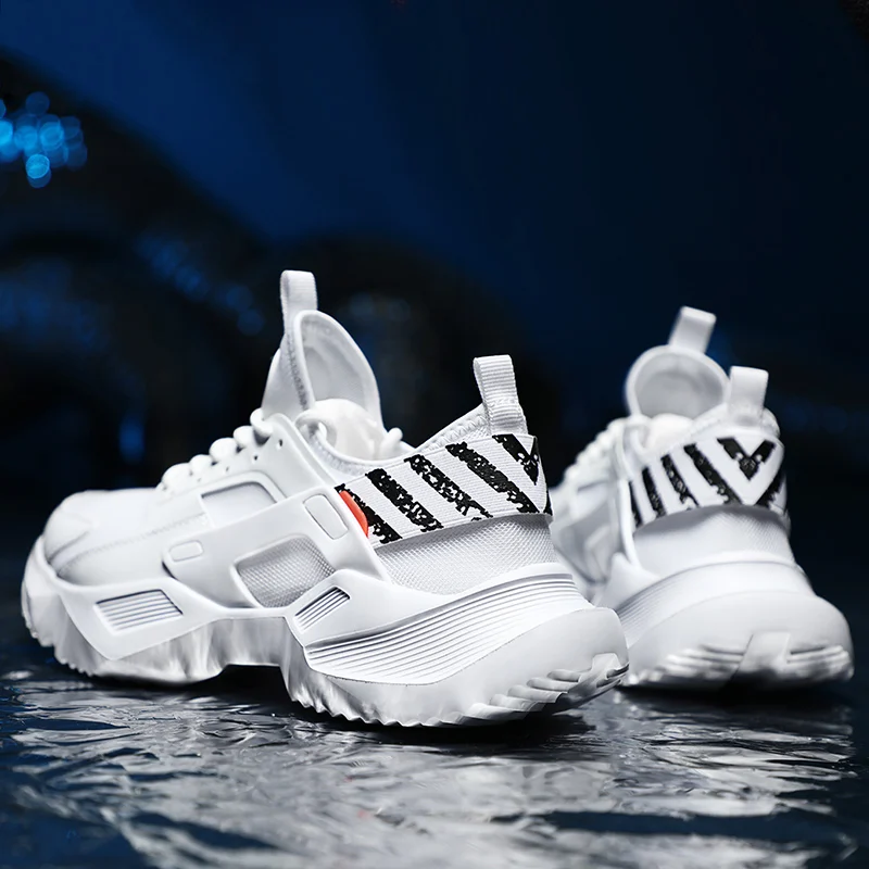 Мужская повседневная обувь летние уличные Дышащие Модные кроссовки для прогулок