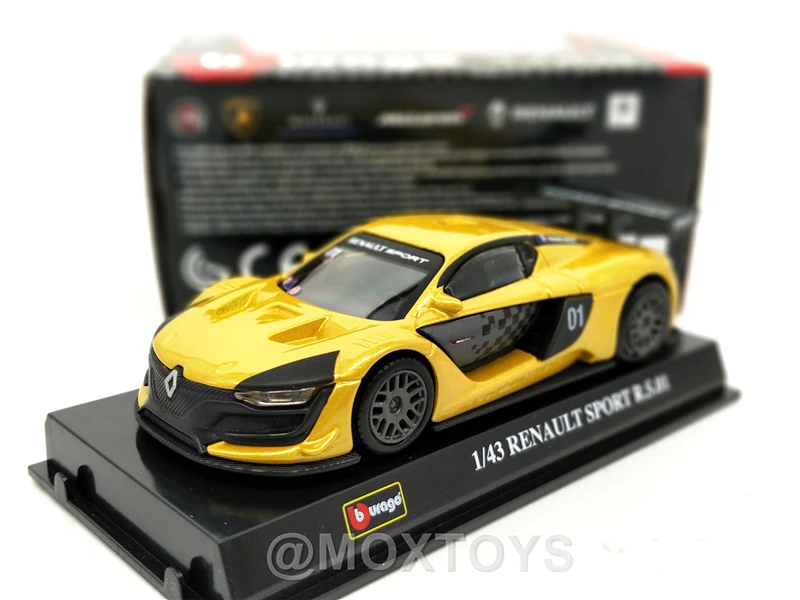 Bburago 1:43 Renault Sport R. S.01 литой миниатюрный автомобиль