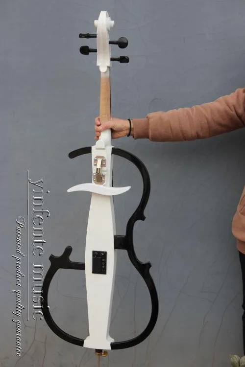 4/4 New Electric cello White Blue Black Yellow solid wood | Спорт и развлечения