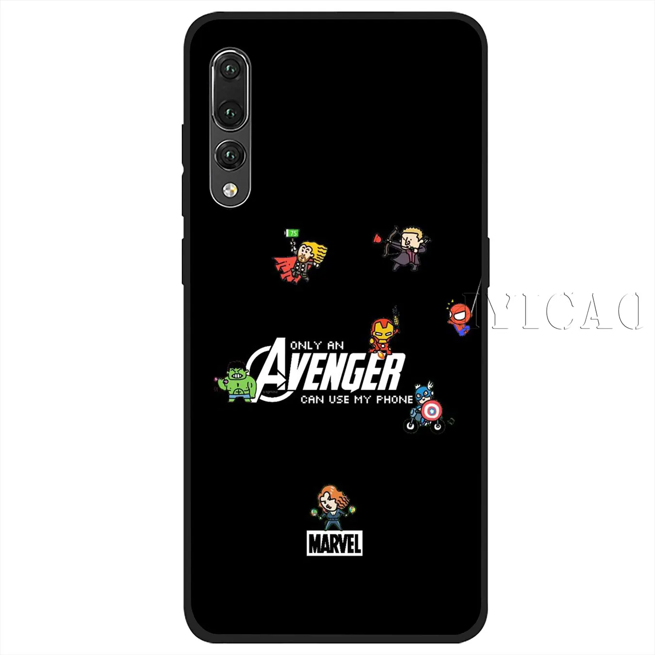 IYICAO Марвел Мстители Мягкий силиконовый чехол для телефона Huawei P30 P20 Pro P10 P9 P8 Lite Mini