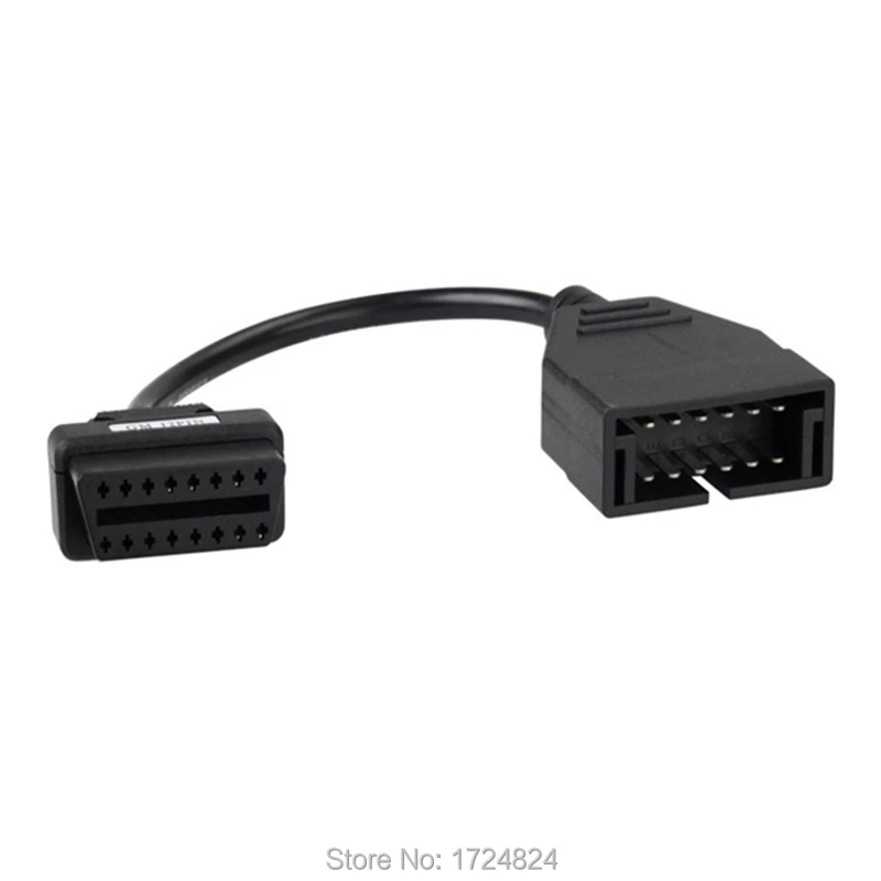 OBD для GM 12 Pin PIN OBD2 разъем адаптер Gm12 2 OBDII Авто Аксессуары Диагностический