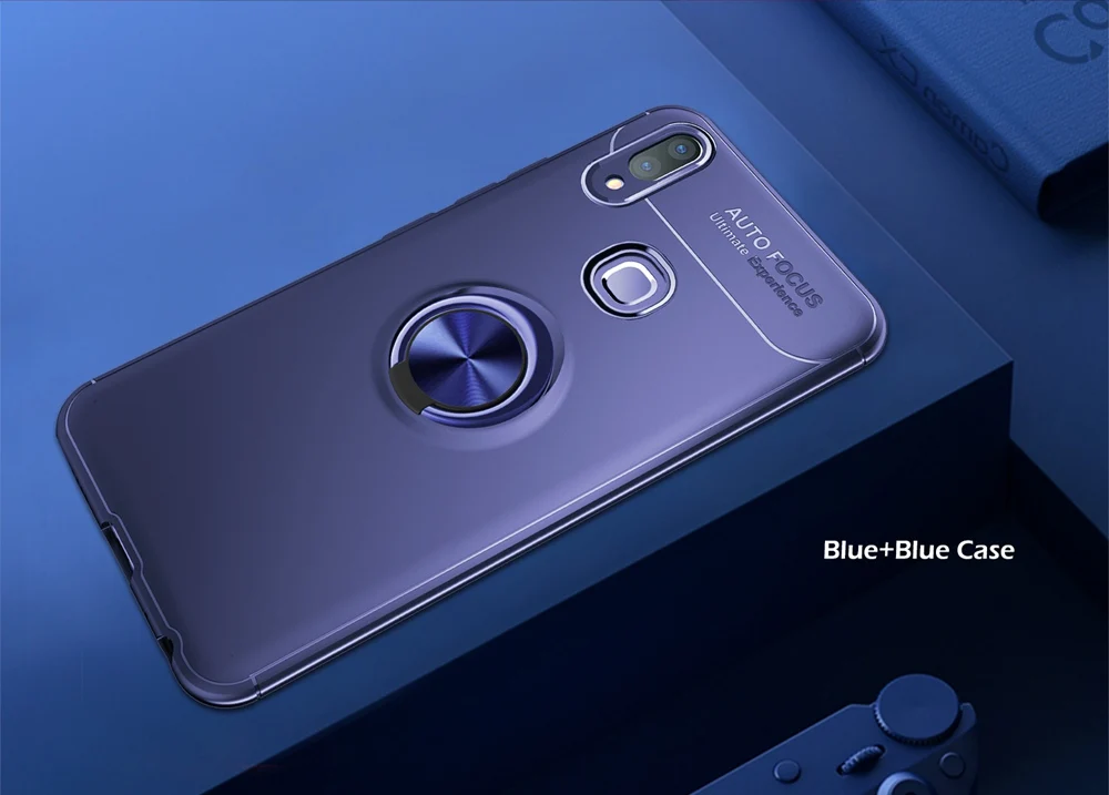 Роскошный чехол для vivo V9 Y85 мягкий чехол из ТПУ с магнитным кольцом для автомобиля vivo V 9 Y 85 силиконовый защитный чехол