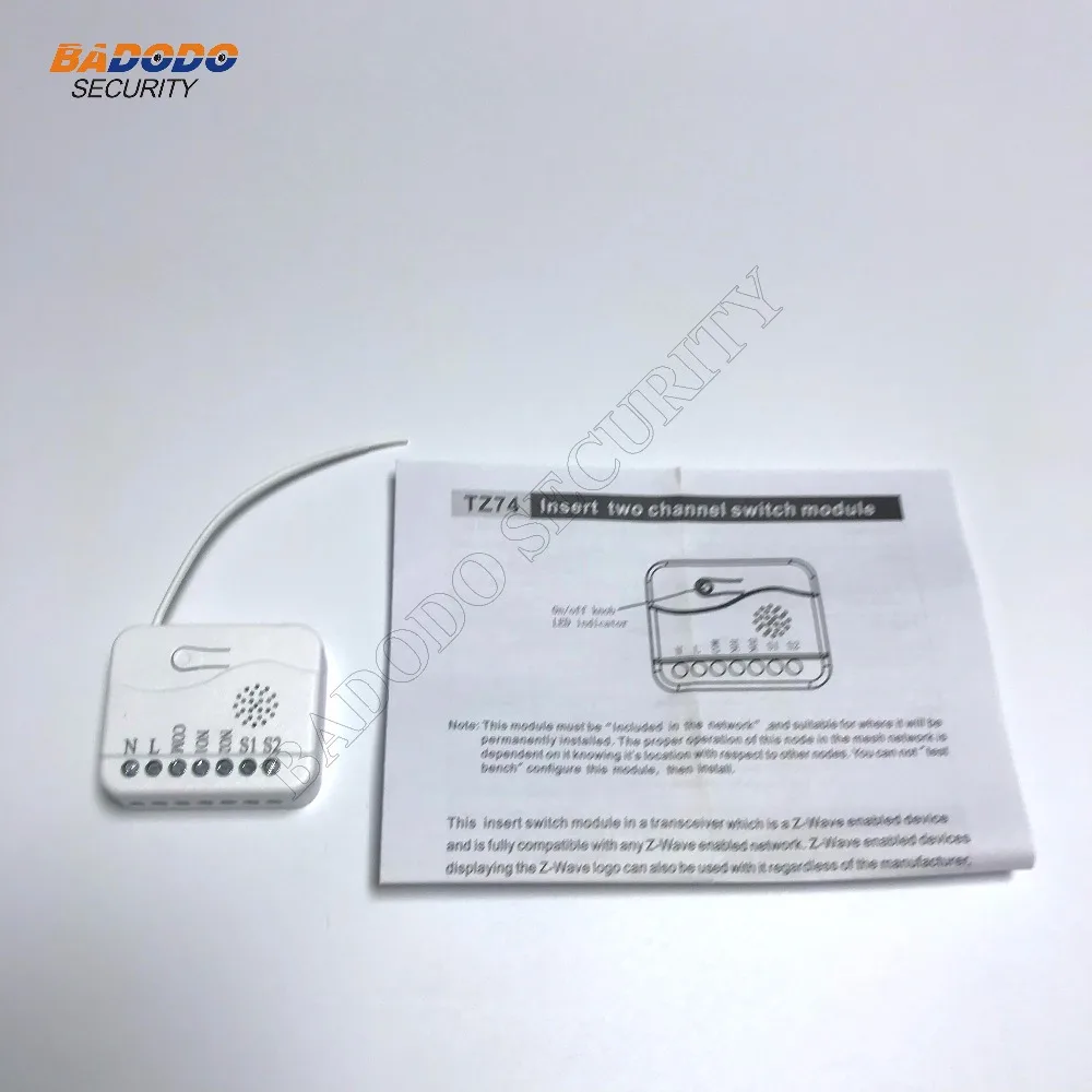 868 42 МГц только умный дом Z Wave в стене двойной релейный модуль Смарт переключателя