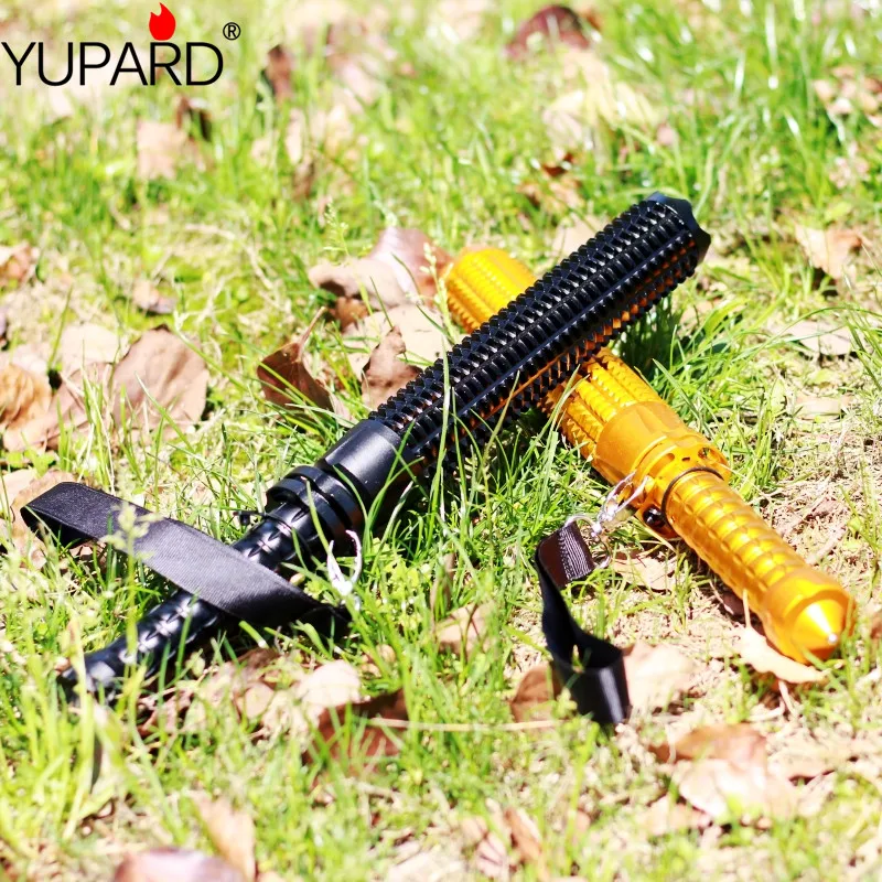 YUPARD Tactical Baseball Bat Zoom LED XML T6 L2 Flashlight Self defense Torch 5 Mode 18650 Rechargeable Battery or AAA battery
YUPARD Tactical Baseball Bat Zoom LED XML T6 L2 Flashlight Self defense Torch 5 Mode 18650 Rechargeable Battery or AAA battery