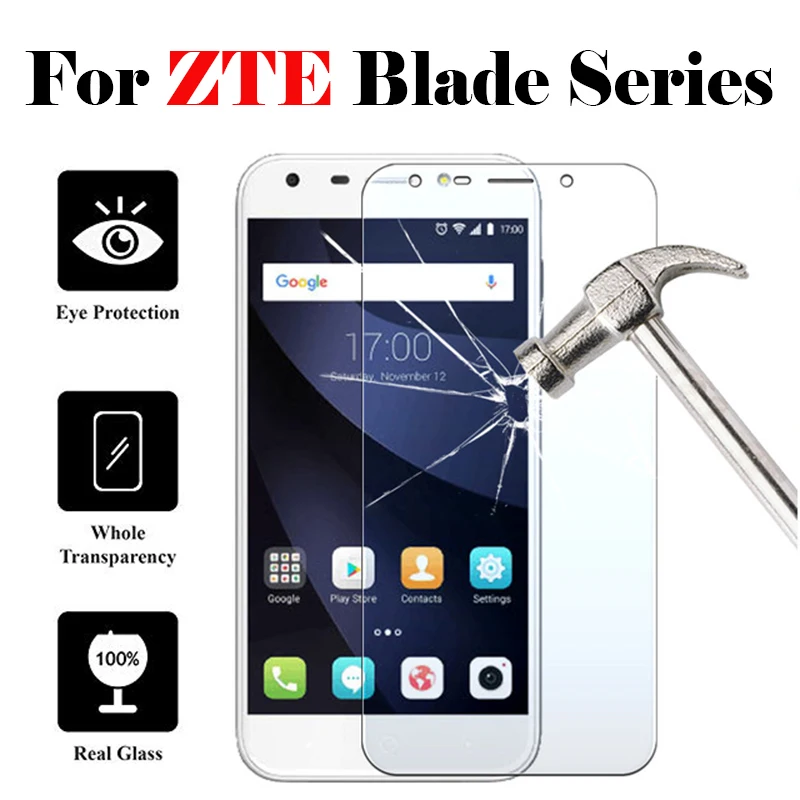 Защитное стекло для zte blade a520 защита экрана на v7 lite light v7lite a6 v6 v8 a510 a601 закаленная