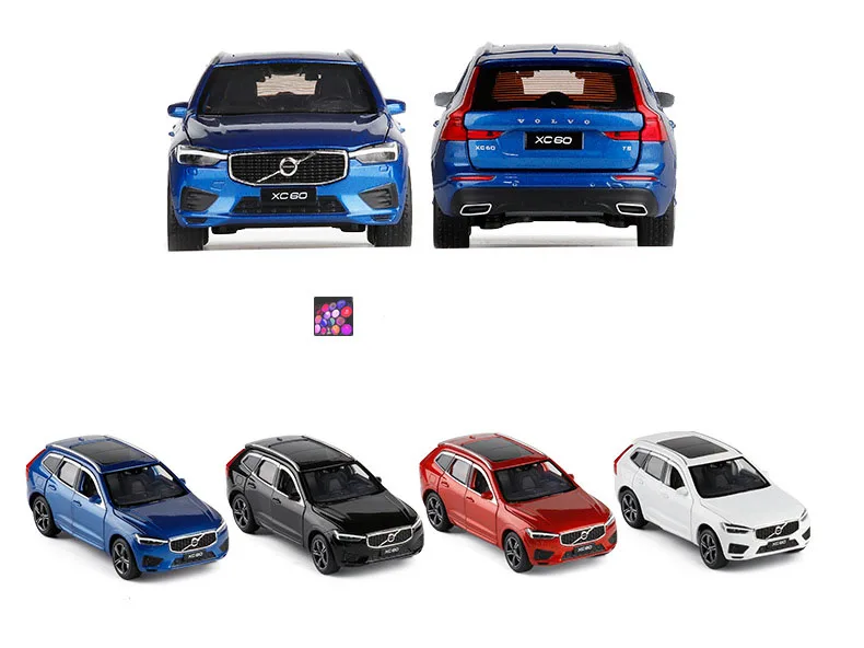 Новая модель 1/32 XC60 имитация внедорожника модель 6 открытые двери, колесный ремень амортизация игрушка автомобиль детская коллекция
