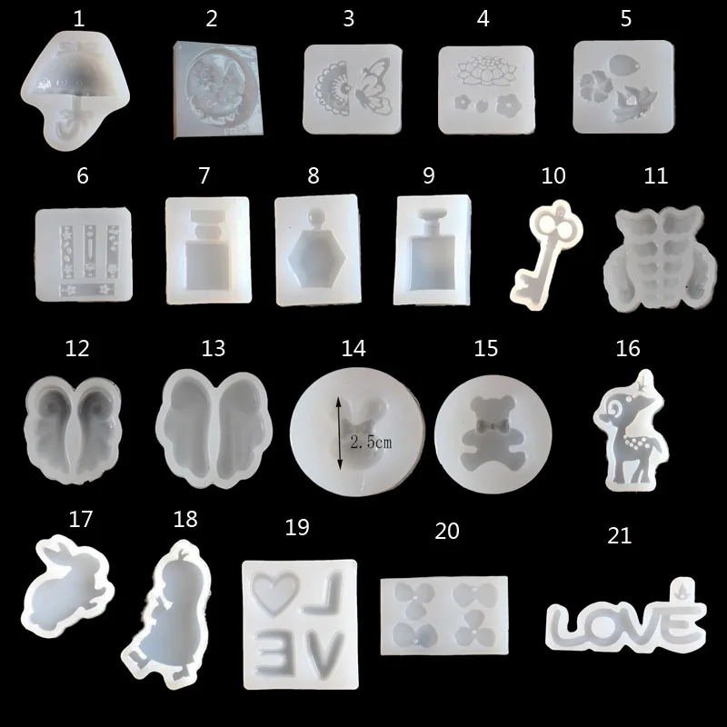 Смола ювелирные изделия жидкие силиконовые высушенная форма цветок