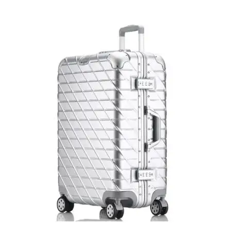 Carrylove 2" 24" 2" 29" Жесткая алюминиевая рама Дорожный чемодан-тележка kinder koffer коробка сумка на колесиках для путешествий - Цвет: silver
