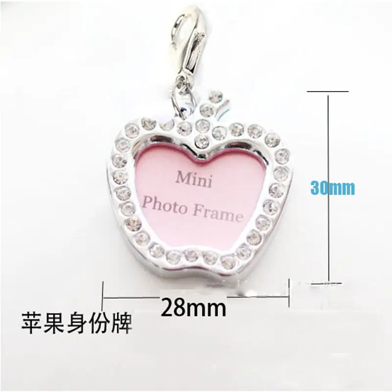 1 шт. Мини фоторамка из нержавеющей стали для питомца ID бирка собака котенок щенок