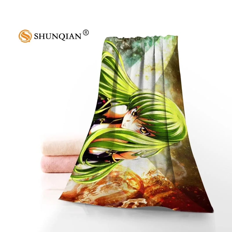 Новый пользовательский Code Geass полотенце с принтом Хлопковое полотенце/банные