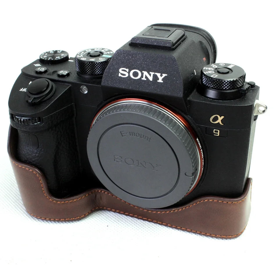 Высококачественный чехол из искусственной кожи для фотоаппарата Sony alpha a9|Сумки