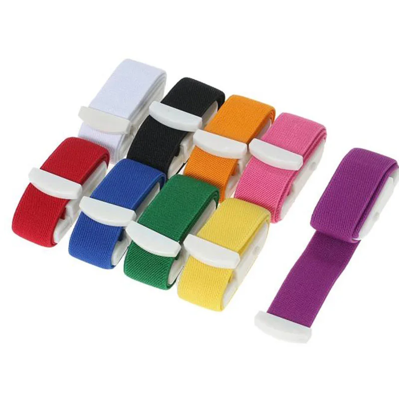 30 шт. 20pcs открытый первой помощи Быстрый Медленный выпуск garrot предмет первой медицинской помощи эластичные спортивные аварийные профессии пряжка-жгут