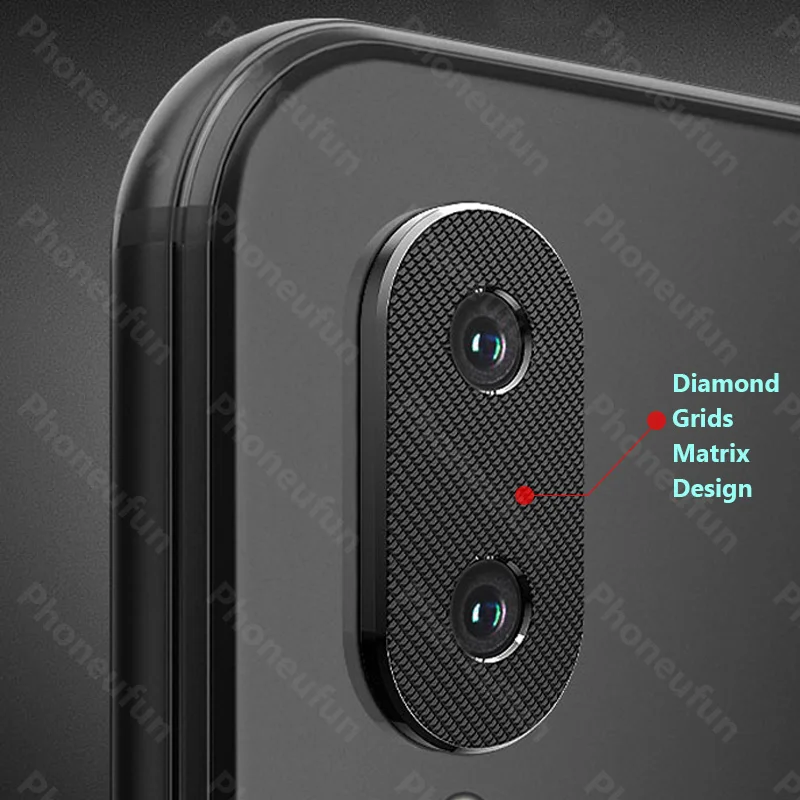 Защитный чехол для задней камеры с алюминиевым кольцом Huawei P20 Lite Nova 3 3i 3e Honor Play