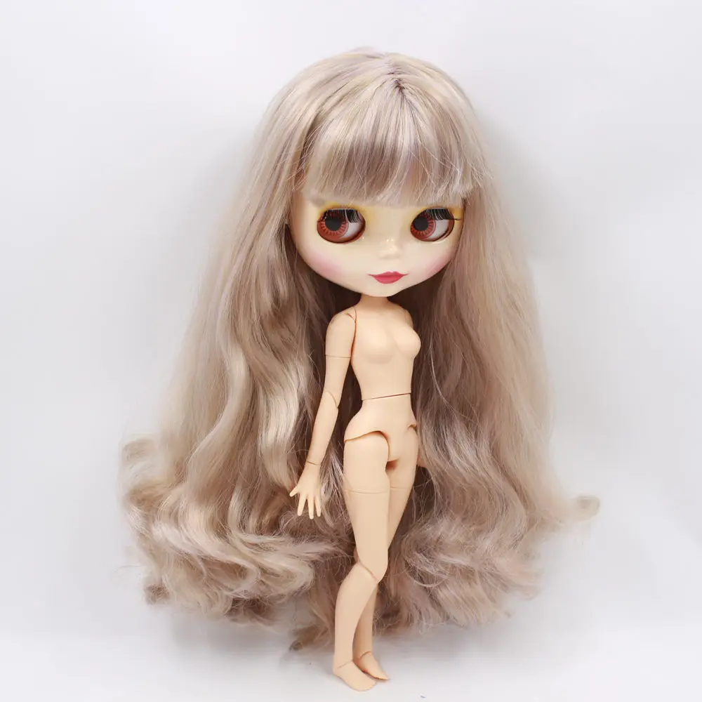 Кукла Blyth ICY DBS No.280BL3227/1049 серая Смешанная фиолетовая с волосами для суставов тела