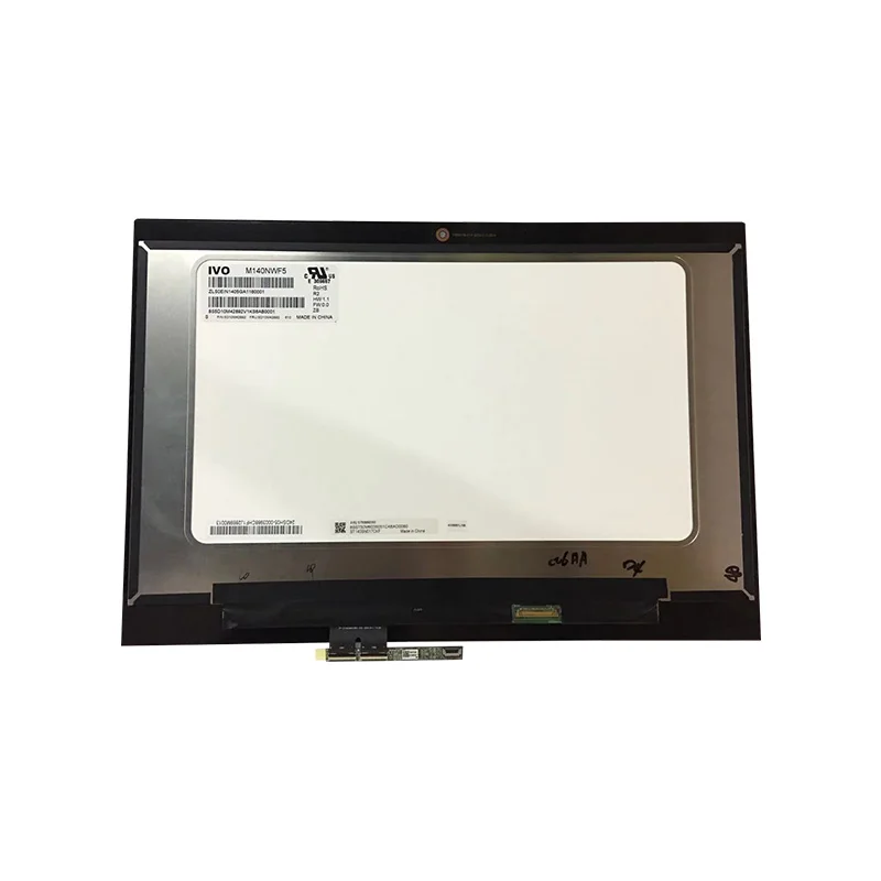 5D10M42892 For Lenovo Yoga 520-14 Laptop LCD Touch Screen Digitizer Assembly M140NWF5 R2 ST50M60350 |