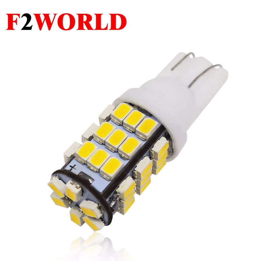

2*Super Bright T10 42 Smd 3020 Led Car Door Light Bulbs Side Wedge Tail Parking W5W 194 1206 42SMD white green Ice blue yellow