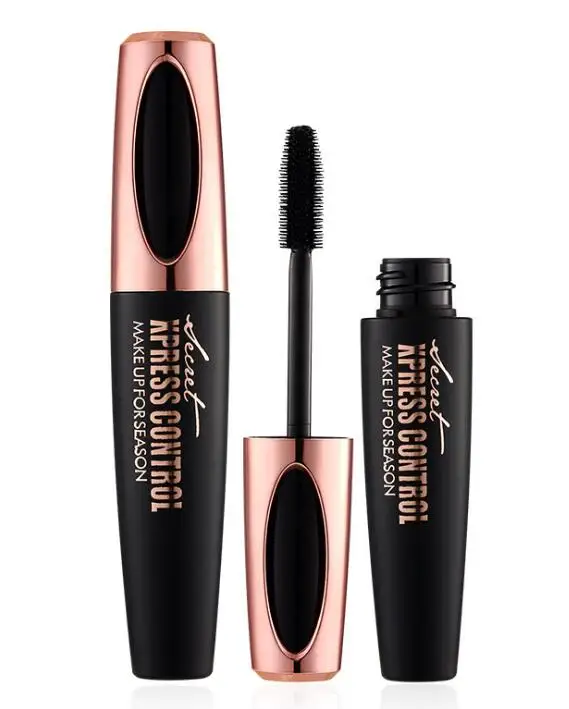 1 шт. тушь для завивки ресниц Черная Водостойкая 4d шелковое волокно Тушь женские