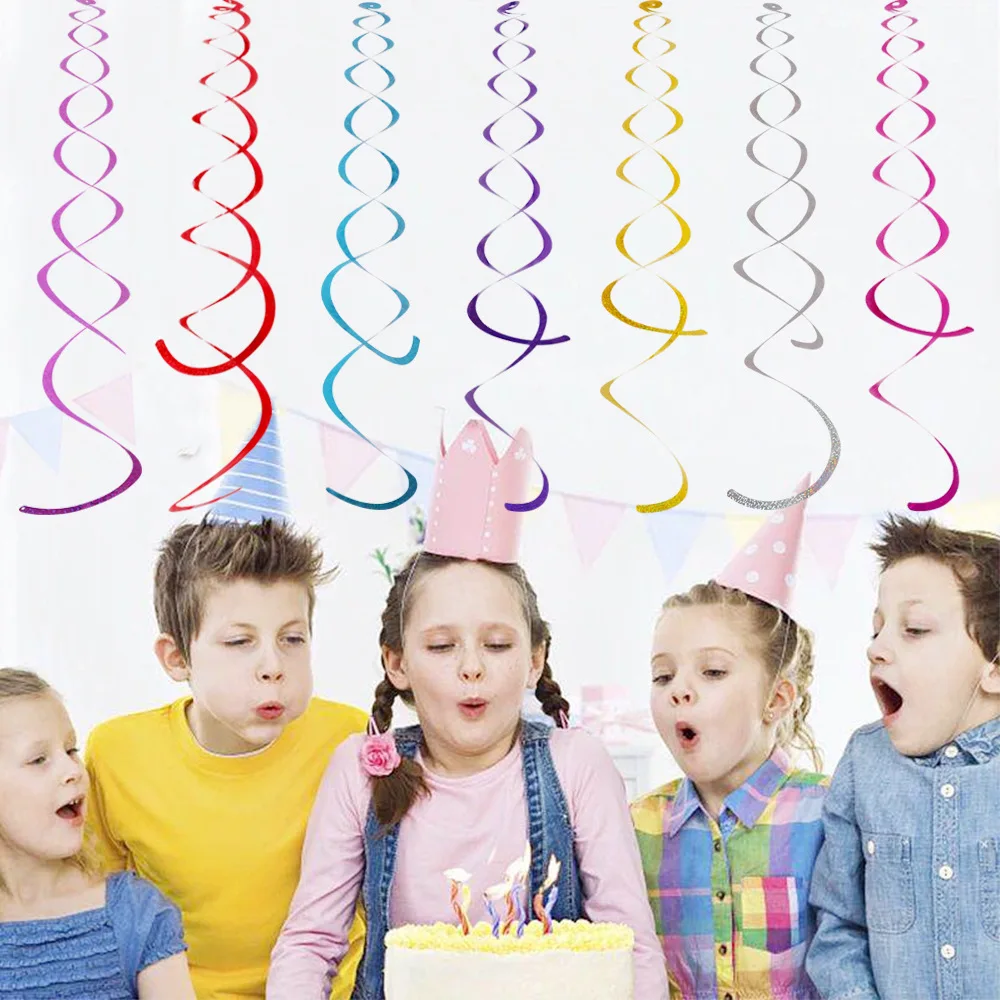 6 шт./упак. вечерние украшения для детского душа свадьбы дня рождения потолочные