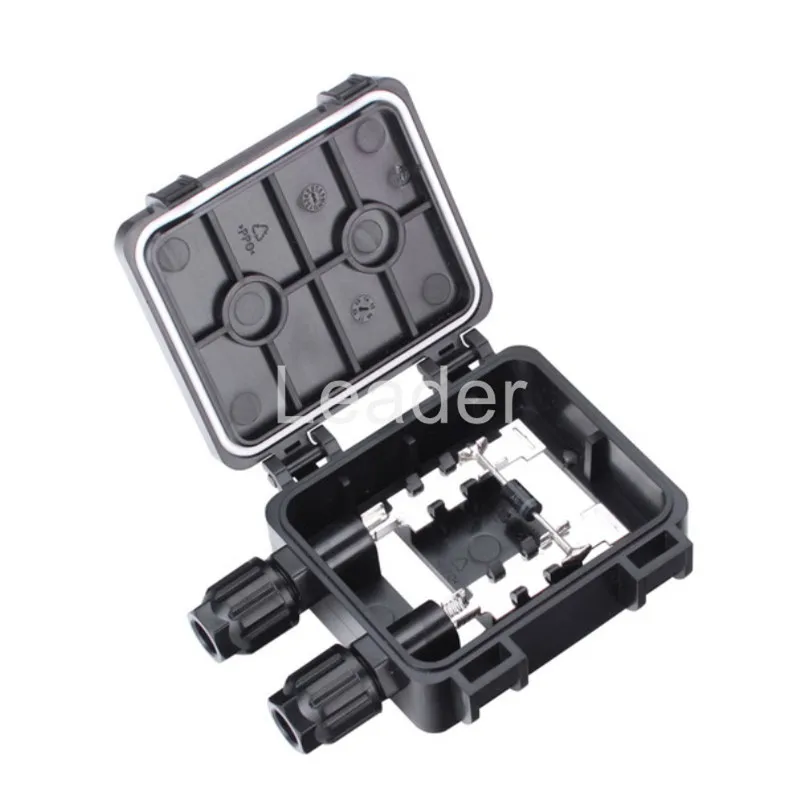 50 шт./лот распределительная коробка солнечного модуля 2 рельса s PV с кабелем и