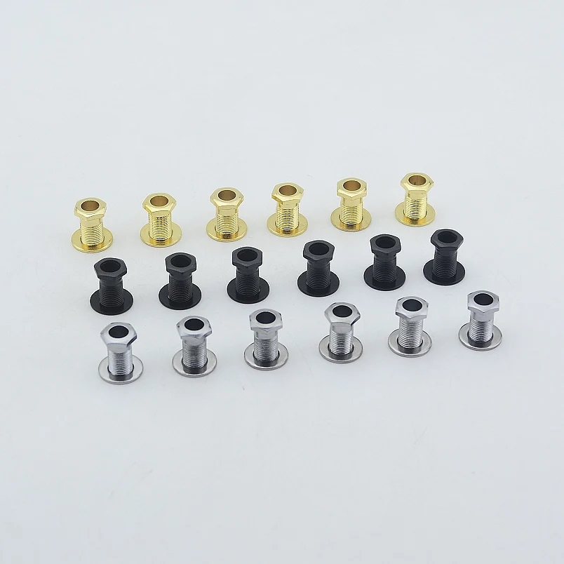 

1 Set ( 6Pieces ) Guitar Machine Heads Tuners Nuts/ Bushings/Ferrules and Washers MADE IN KOREA